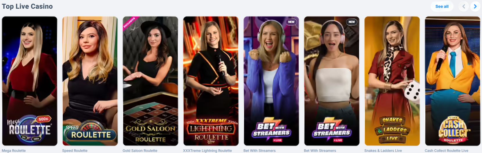 Top Live Casino